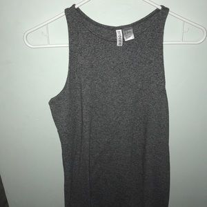 Gray bodycon dress